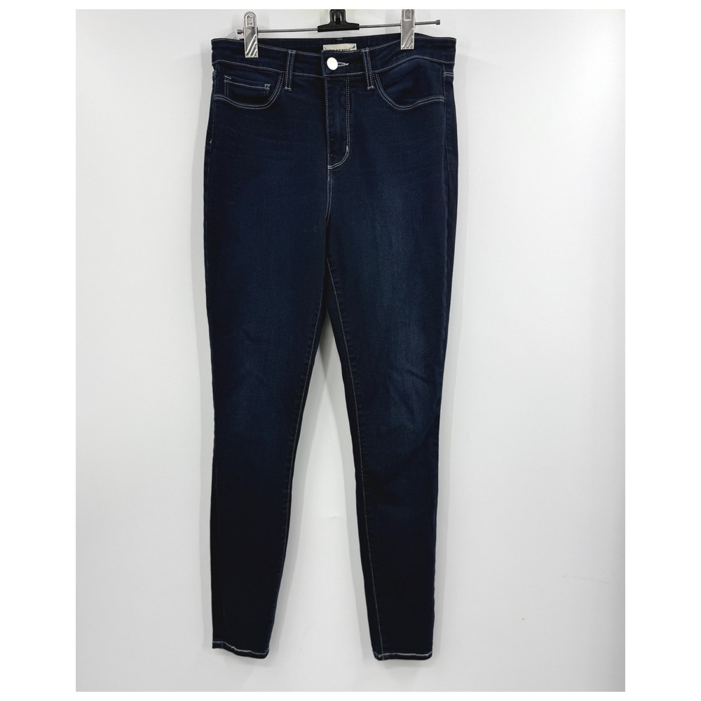 L'Agence Margot High Rise Skinny Jeans Women's Size 27 Dark Wash Denim Made USA‎